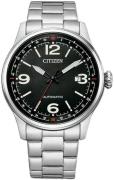 Citizen Miesten kello NJ0160-87E Musta/Teräs Ø42 mm