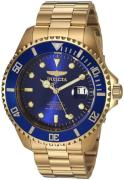 Invicta Miesten kello 28949 Pro Diver Sininen/Kullansävytetty teräs