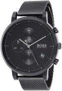 Hugo Boss Miesten kello 1513813 Musta/Teräs Ø43 mm