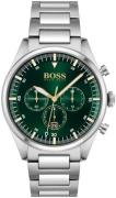 Hugo Boss Miesten kello 1513868 Pioneer Vihreä/Teräs Ø44 mm