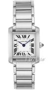 Cartier Naisten kello W51008Q3 Tank Francaise Small Hopea/Teräs