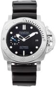 Panerai Miesten kello PAM00973 Submersible Musta/Kumi Ø42 mm