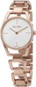 Calvin Klein Naisten kello K7L23646 Hopea/Punakultasävyinen Ø36 mm