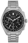 Bulova Miesten kello 96B258 Bracelet Musta/Teräs Ø45 mm