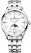 Baume & Mercier Miesten kello MOA10552 Clifton Valkoinen/Teräs