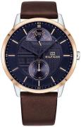 Tommy Hilfiger Miesten kello 1791605 Sininen/Nahka Ø44 mm