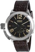 U-Boat Miesten kello 8893 Classico Musta/Nahka Ø42 mm