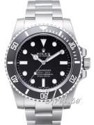 Rolex Miesten kello 114060-0002 Submariner Musta/Teräs Ø40 mm