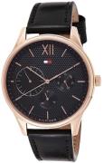 Tommy Hilfiger Miesten kello 1791419 Musta/Nahka Ø44 mm