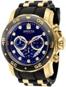 Invicta Miesten kello 37229 Pro Diver Sininen/Kullansävytetty teräs