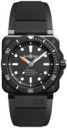 Bell & Ross Miesten kello BR0392-D-BL-CE-SRB Br 03-92 Harmaa/Kumi