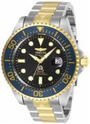 Invicta Miesten kello 28684 Pro Diver Musta/Kullansävytetty teräs