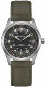 Hamilton Miesten kello H70205830 Khaki Field Musta/Nahka Ø38 mm