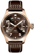 IWC Miesten kello IW502706 Pilots Spitfire Ruskea/Nahka Ø46.2 mm