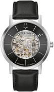 Bulova Miesten kello 96A279 Musta/Nahka Ø42 mm