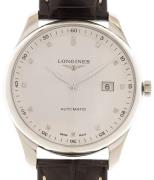 Longines Miesten kello L2.893.4.77.3 Master Hopea/Nahka Ø42 mm