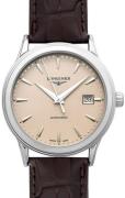 Longines Miesten kello L4.984.4.79.2 Flagship Beige/Nahka Ø40 mm