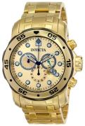 Invicta Miesten kello 80070 Samppanja/Kullanvärinen teräs Ø48 mm