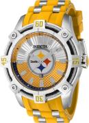 Invicta Miesten kello 42073 NFL Hopea/Teräs Ø40 mm