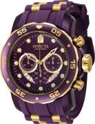 Invicta Miesten kello 40933 Pro Diver Violetti/Teräs Ø48 mm