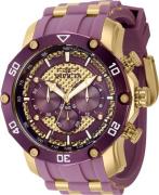 Invicta Miesten kello 40692 Pro Diver Violetti/Teräs Ø50 mm