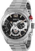 Invicta Miesten kello 39658 Aviator Musta/Teräs Ø46 mm