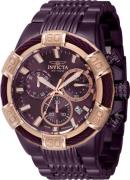 Invicta Miesten kello 40910 Bolt Violetti/Teräs Ø51 mm