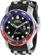 Invicta Miesten kello 39103 Pro Diver Musta/Teräs Ø48 mm