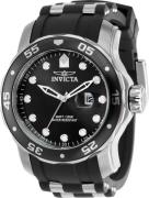 Invicta Miesten kello 39095 Pro Diver Musta/Teräs Ø48 mm