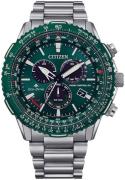 Citizen Miesten kello CB5004-59W Eco Drive Vihreä/Teräs Ø45 mm