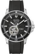 Bulova Miesten kello 96A288 Marine Star Musta/Muovi Ø45 mm