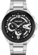 Police Miesten kello PEWJK2108741 Zenith Musta/Teräs Ø48 mm