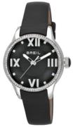 Breil Miesten kello TW0782 Globe Musta/Nahka Ø36 mm