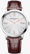 Baume & Mercier Miesten kello M0A10415 Classima Hopea/Nahka Ø42