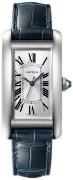 Cartier Miesten kello WSTA0045 Tank Americaine Hopea/Nahka