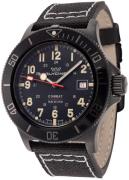 Glycine Miesten kello GL0426 Combat Musta/Nahka Ø42 mm