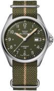 Glycine Miesten kello GL0458 Combat Vihreä/Nahka Ø43 mm