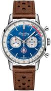 Breitling Miesten kello A41315A71C1X2 Premier Top Time Sininen/Nahka