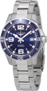 Longines Miesten kello L3.741.4.96.6 Hydroconquest Sininen/Teräs