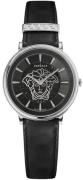 Versace Naisten kello VE8102619 V Circle Musta/Nahka Ø38 mm