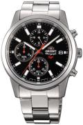 Orient Miesten kello FKU00002B0 Sporty Musta/Teräs Ø42 mm