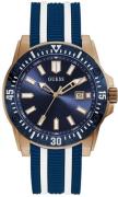 Guess Miesten kello GW0055G1 Skipper Sininen/Kumi Ø46 mm