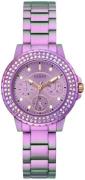 Guess Naisten kello GW0410L4 Crown Violetti/Teräs Ø36 mm