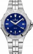 Edox Naisten kello 53020-3M-BUN Delfin Sininen/Teräs Ø38 mm