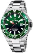 Festina Miesten kello F20663-2 Diver Vihreä/Teräs Ø46 mm