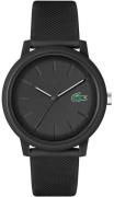 Lacoste 12.12 Miesten kello 2011171 Musta/Kumi Ø42 mm