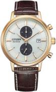 Citizen Miesten kello CA7063-12A Classic Beige/Nahka Ø42 mm