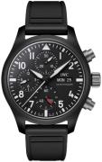 IWC Miesten kello IW389401 Pilots Musta/Kumi Ø41.9 mm