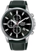 Lorus Miesten kello RM387HX9 Sport Musta/Nahka Ø42 mm