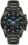 Bulova Miesten kello 98D133 Classic Musta/Teräs Ø44 mm